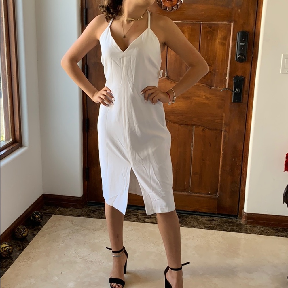 White Midi Dress